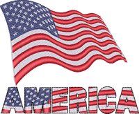Us Flag3 — embroidery design preview