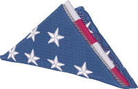 Us Flag5 — embroidery design preview