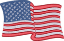 Us Flag8 — embroidery design preview