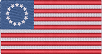 Us Flag9 — embroidery design preview