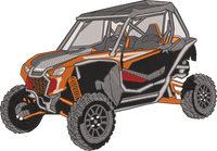 Utv Honda Talon — embroidery design preview