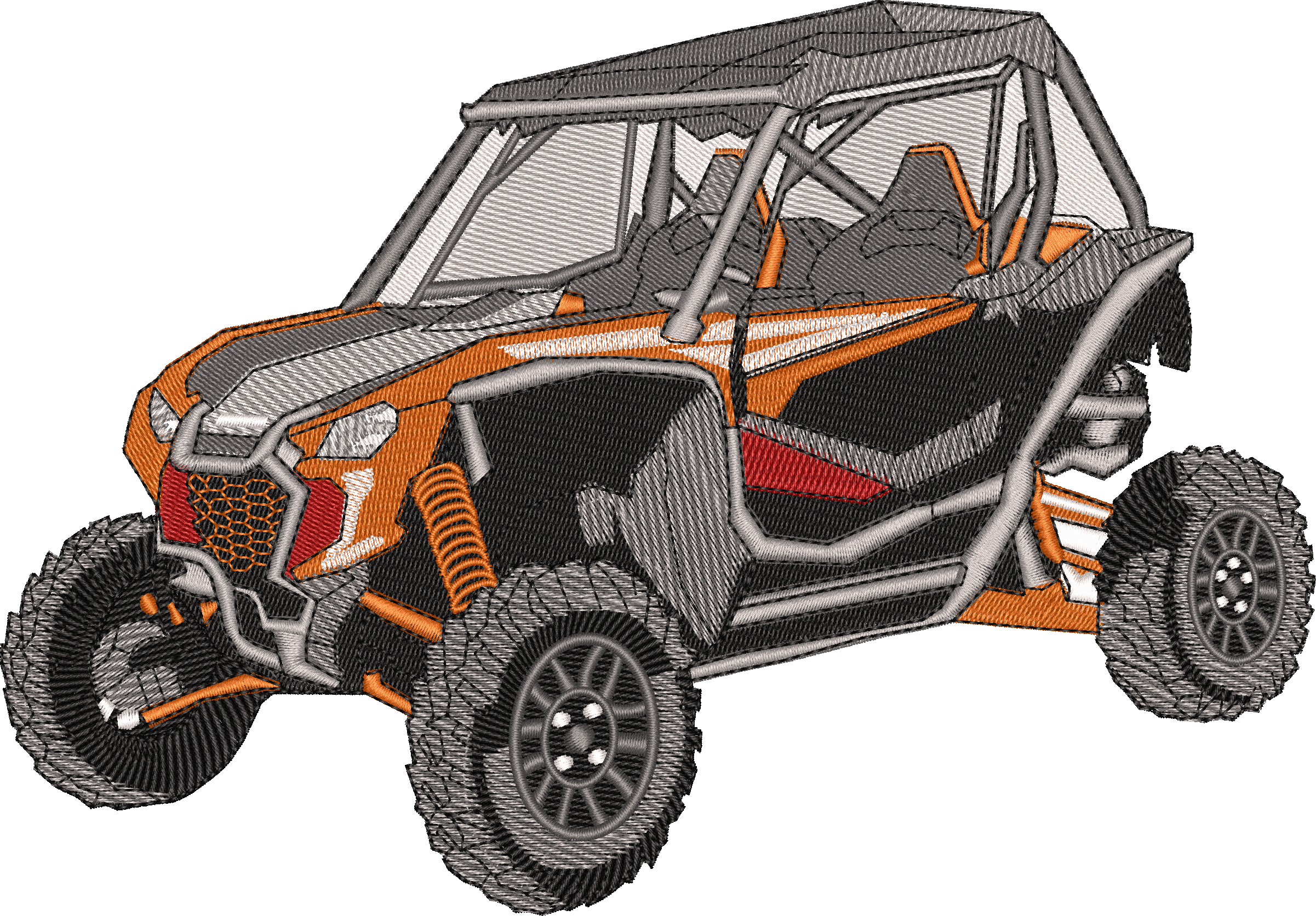 Utv Honda Talon — embroidery design preview