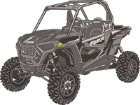 Utv Polaris Rzr — embroidery design preview
