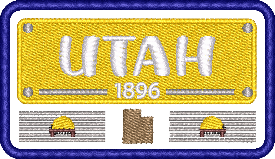 Ut State Plate
