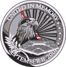 United In Memory 911 — embroidery design preview