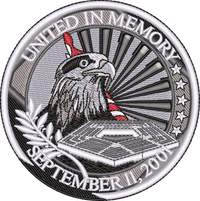United In Memory 911 — embroidery design preview