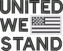 United We Stand — embroidery design preview