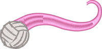 VBALLTAIL — embroidery design preview