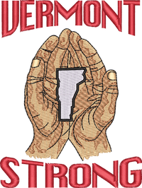 VERMONT STRONG — embroidery design preview