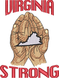 VIRGINIA STRONG — embroidery design preview