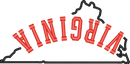 Virginia State Upside Down — embroidery design preview