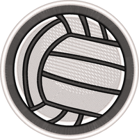VOLLEYBALL — embroidery design preview
