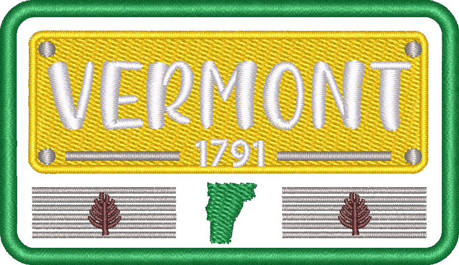 Vt State Plate