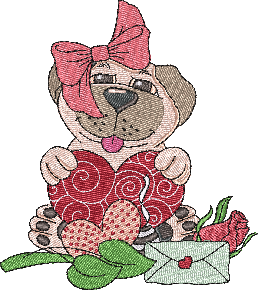 Valentine Dog