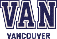 Vancouver City Cap embroidery design preview