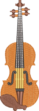 Violin — embroidery design preview