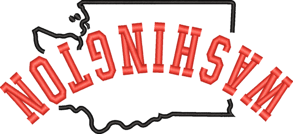 Washington State Upside Down