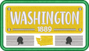 Wa State Plate — embroidery design preview