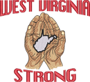 WEST VIRGINIA STRONG — embroidery design preview