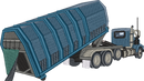 Waste Truck embroidery design preview