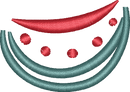 Watermelon Out — embroidery design preview