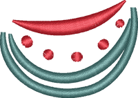 Watermelon Out — embroidery design preview