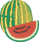 Watermelon — embroidery design preview