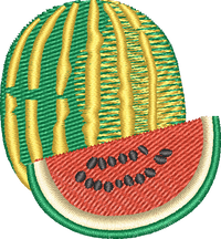 Watermelon — embroidery design preview