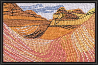 Wave Utah — embroidery design preview