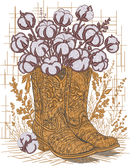 Western Boots Cotton