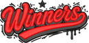 Winners 3D Puff Foam embroidery design preview