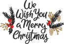 Wish Merry Christmas1 — embroidery design preview