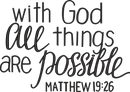 With God — embroidery design preview