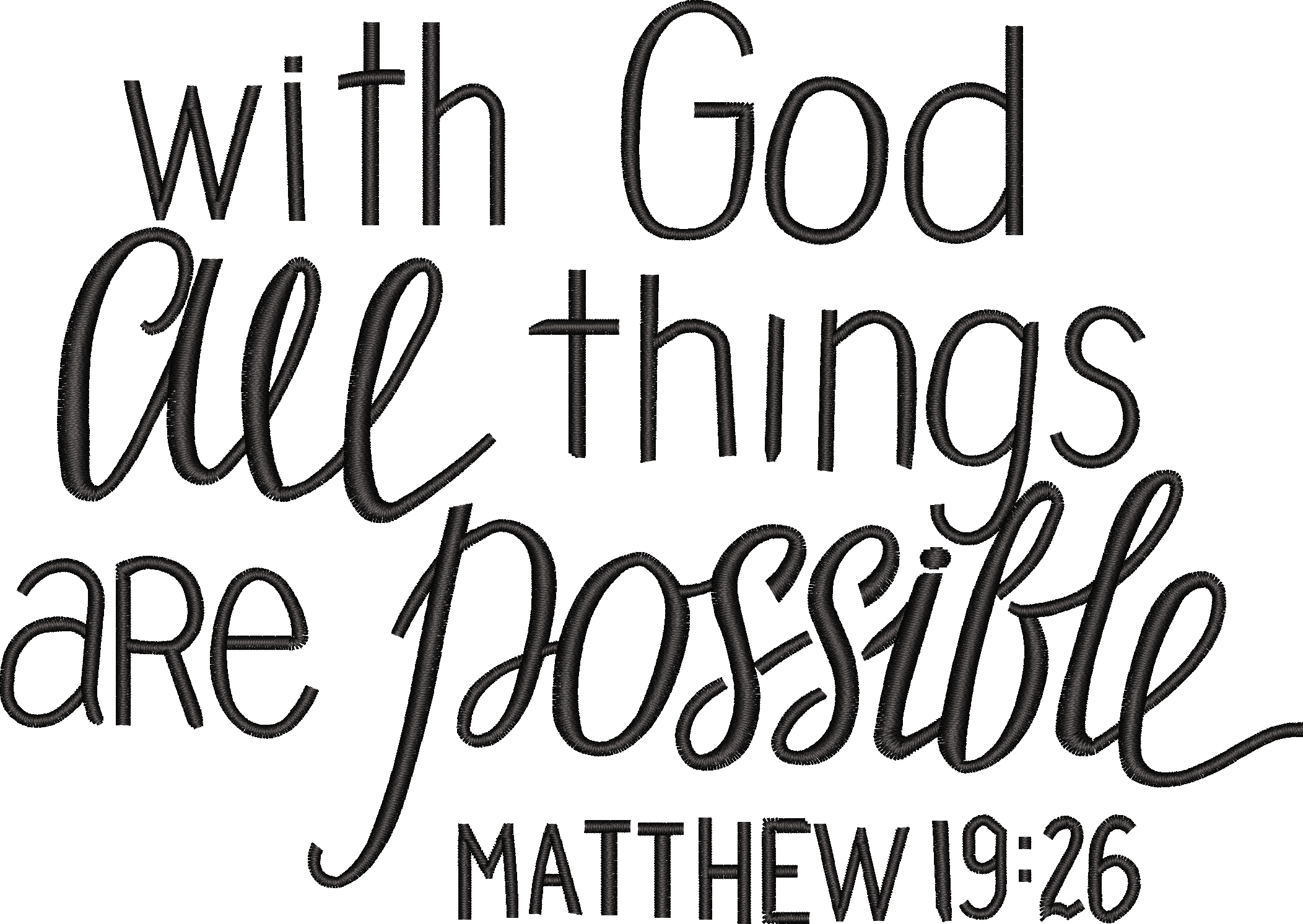 With God