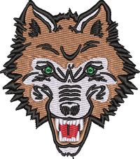 Wolve — embroidery design preview