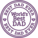 Worlds Best Dad2 — embroidery design preview