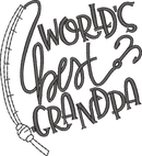 Worlds Best Grandpa — embroidery design preview