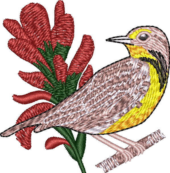 Wyoming — embroidery design preview