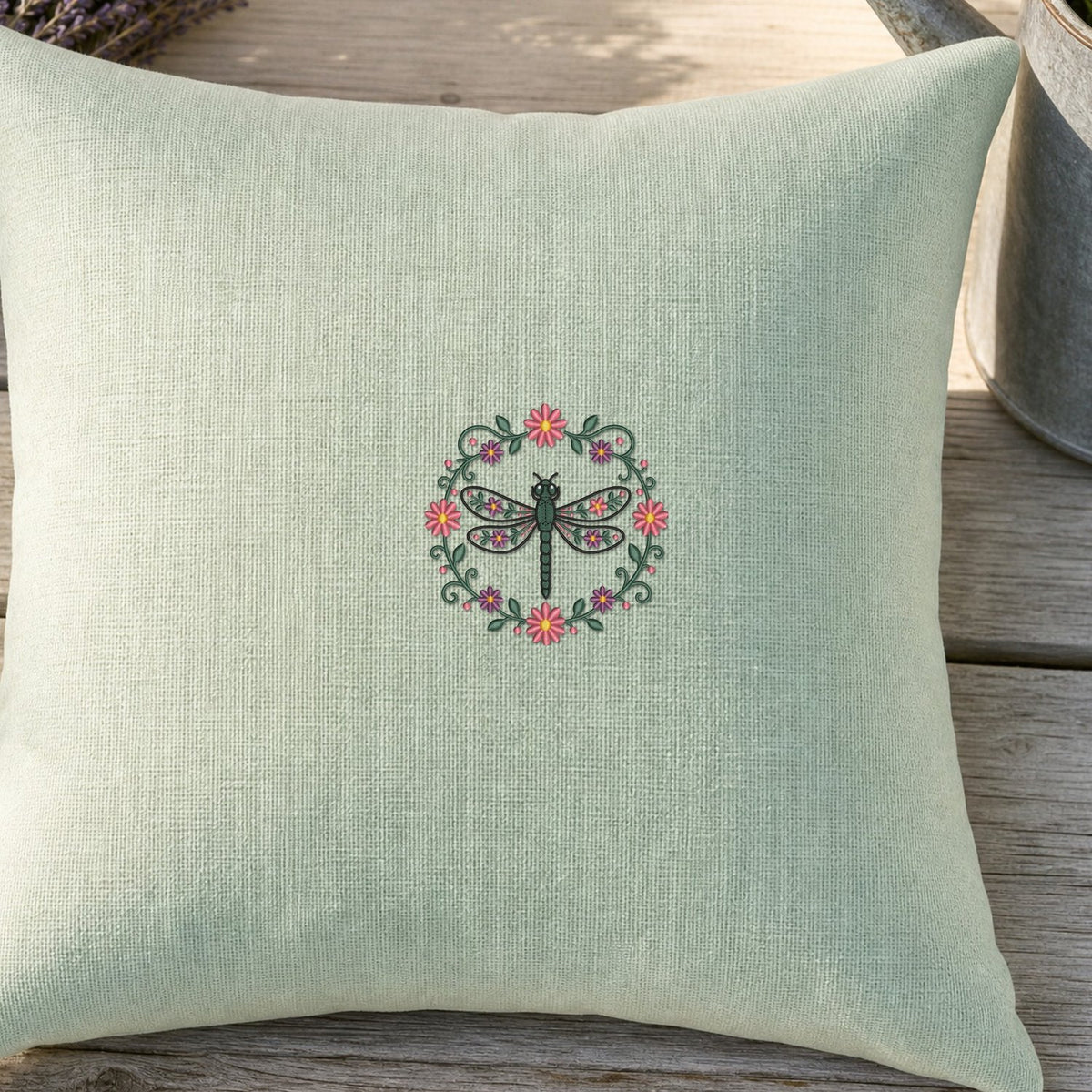 Dragonfly Circle Flowers