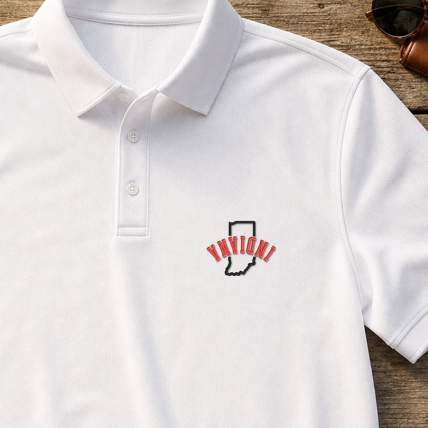 Indiana State Upside Down