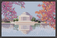 Jefferson Memorial Cherry Blossoms