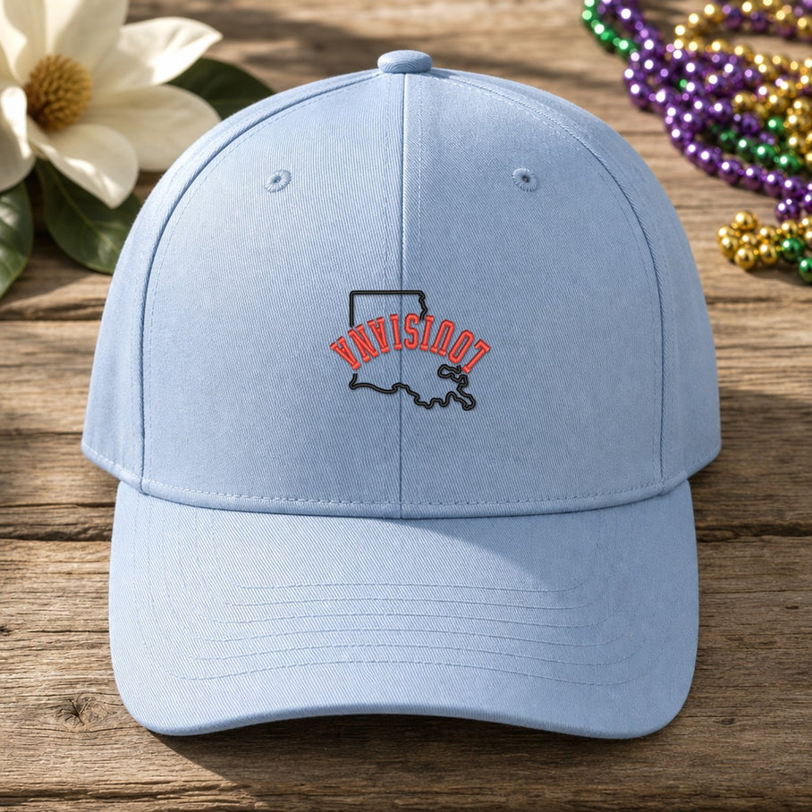 Louisiana State Upside Down