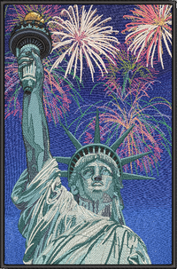 Statue Of Liberty — embroidery design preview
