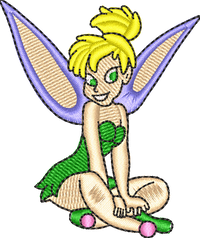 Tinkerbell — embroidery design preview