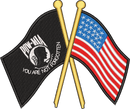 Us Pow Flags — embroidery design preview
