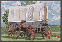 Wagon West — embroidery design preview