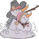 Warmhugs — embroidery design preview